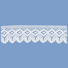 MERLETTO COTONE 41 MM BIANCO