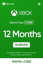 XBOX GamePass Core/Essential 12 Month EU/ITA/GER/SPA/FR/UK - Digital Code - Fast