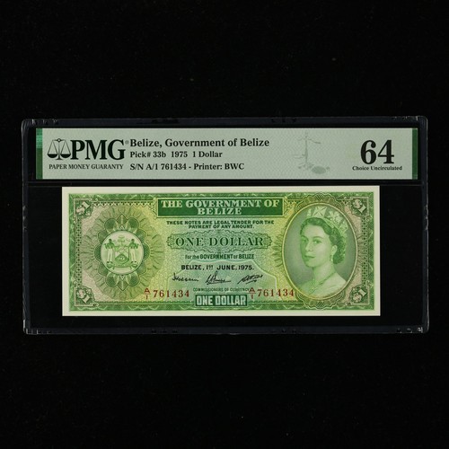 1975 belize governo del - belize,