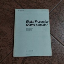 Manuale istruzioni originale Sony TA-E1000ESD