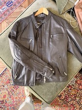 giacca pelle uomo vintage