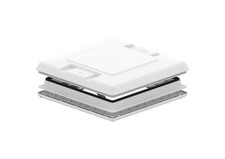 50x50 Fiamma Vent 50 Lucernario Bianco Zanzariera Oscurante Bussola Camper