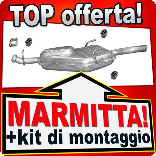 Silenziatore posteriore per - posteriore,