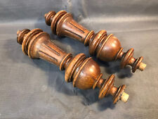 Coppia Di Colonne IN Legno