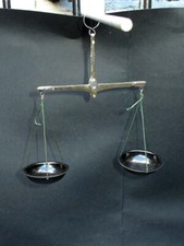 Vintage USSR Soviet Equal-Arm Consumers Scales & Purchase Certificate 1-20 g.