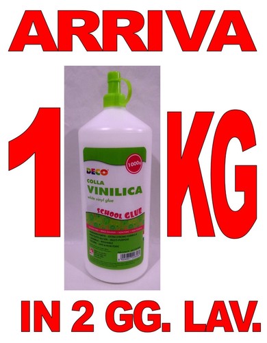 Colla vinilica 1kg deco - colla,