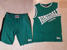 Lotto 1812 abbigliamento bimbo completino lonsdale verde 12/13 anni