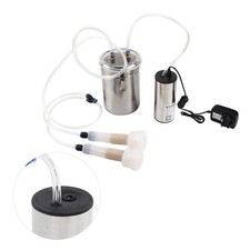 Mungitrice Elettrica 2L per Capra Pecora Mucca Latte Portatile Mungitrice UK