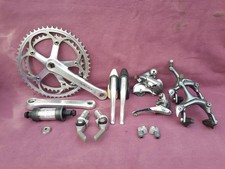 Gruppo bici Shimano Dura-Ace Ultegra Tricolore 105 bar fine cambio 2x7 spd TT.