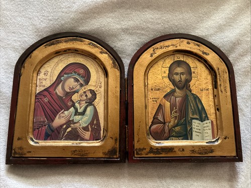 Orthodox icon diptych - icon, 7"