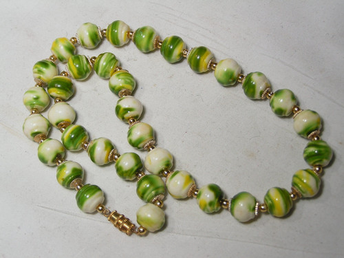 Collana vintage con perle - con, in