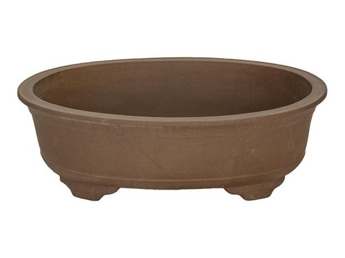 Vaso per bonsai ovale gres - bonsai,