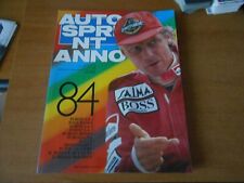 AUTOSPRINT ANNUARIO 1984 SUPPLEMENTO-COVER NIKI LAUDA-OTTIME CONDIZIONI
