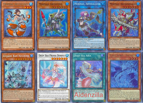 Mazzo yugioh mermail acqua - -,