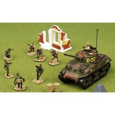 FORZE DEL VALORE 85091 1/72 U.S M4A1 SHERMAN E SOLDATI SET FRANCIA 1944 Rarità