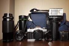 Minolta XG-1 + obietti e accessori 