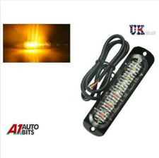 1x 12V 24V 6 LED Ambra Strobo Lampeggiante Recupero Barra Camion Faro Luce Nuova
