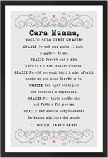 Regalo per Una Mamma Speciale. Idea Regalo Mamma, Arredamento Casa Soggiorno Sal