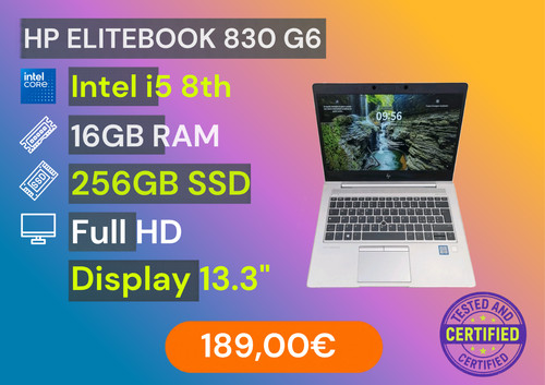 Portatile elitebook 830 - portatile, hp