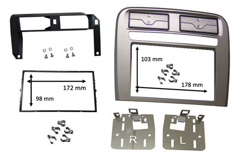 Mascherina silver autoradio - mascherina,