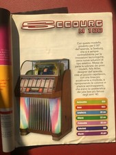 Juke box Depliant /Flyer/ Pamphlet illustr. Fabbri Edit. SEEBURG M 100 