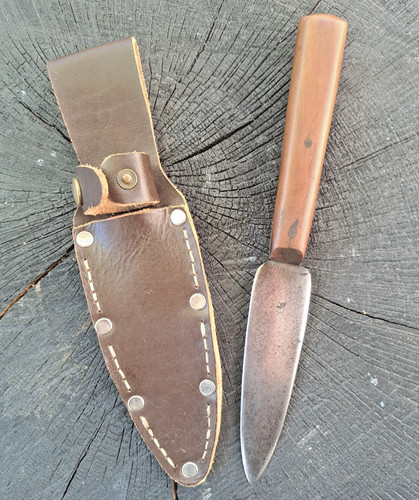 Vecchio coltello caccia - vecchio,