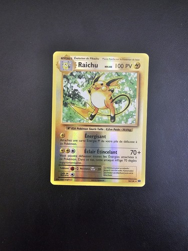 Carté pokémon raichu - carté,