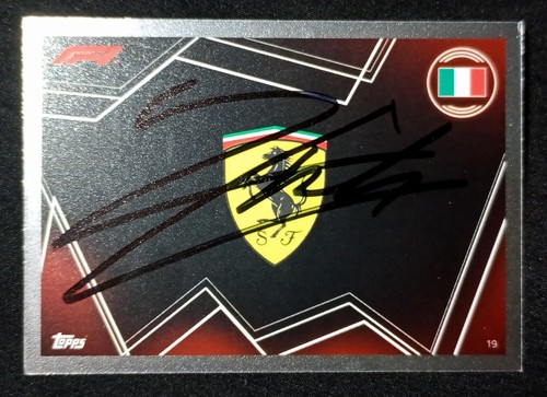 Card topps autografo - f1,