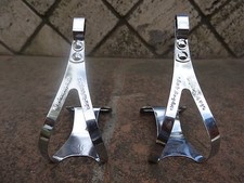 Nos Chistophe toe clips taglia M nuovo vecchio stock L'Eroica Vintage.