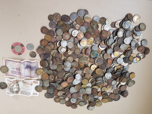 Vecchie lire italiane monete - vecchie, e