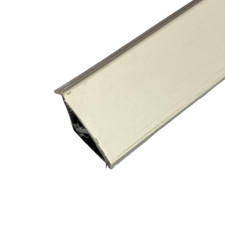 Alzatina in Alluminio per Top Cucina 45° 2 mt Alzatine per Tops Bianco