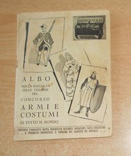 ALBO PER LA RACCOLTA FIGURINE ARMI E COSTUMI DI TUTTO IL MONDO CPL - 9  1951 ORG