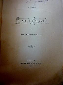 Rime prose vernacolo - rime,