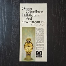 1970 Omega Constellation - Original AD Advertising Pubblicità Vintage