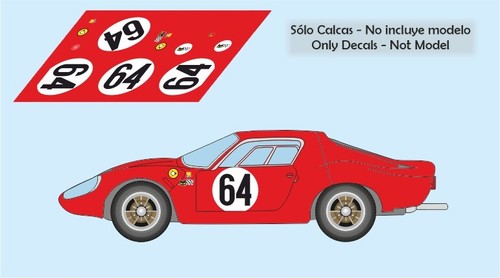Decals abarth 1300 mans - decals,