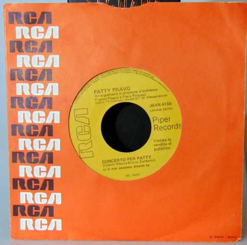 Disco vinile giri patty - disco,