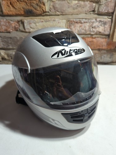 Casco moto argento - , f317-vz