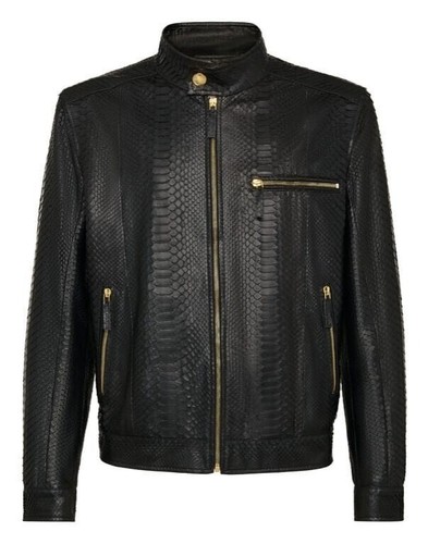 Giacca biker uomo - , pelle