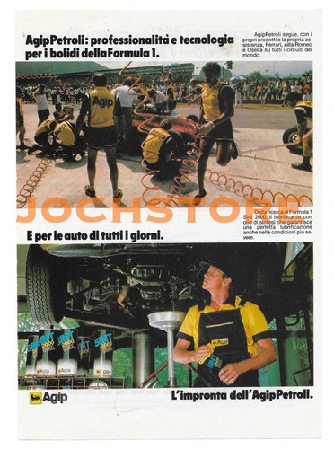 Pubblicità agip petroli olio - agip,