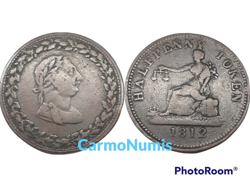 Canada penny 1812 raro - canada,, 1812,