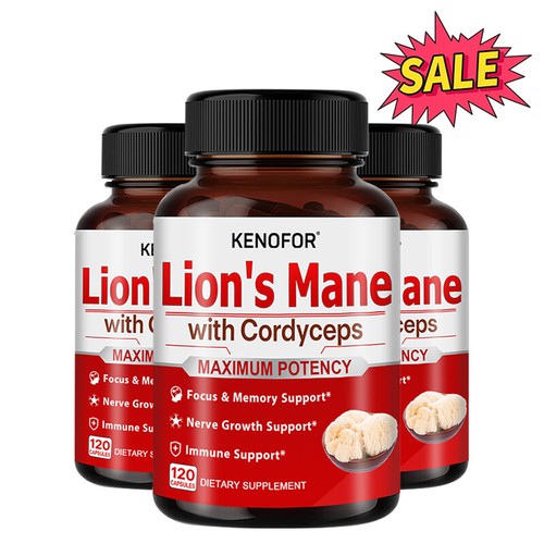 Lion mane with cordyceps - mane,