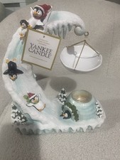 Scaldacera Yankee Candle Sliding Christmas Penguins & Igloo da Appendere VHTF