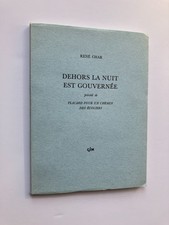 René CHAR " Dehors la nuit
