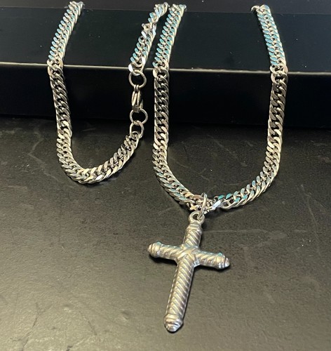 Collana uomo con croce - uomo,