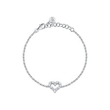 Bracciale MORELLATO donna Tesori argento 925 - cuore bianco