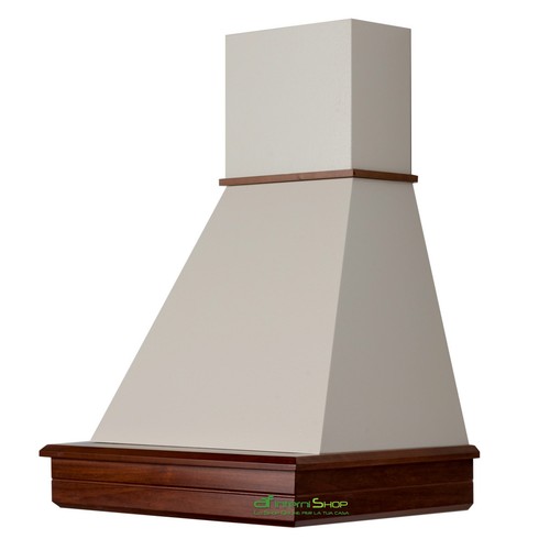 Cappa cucina legno - 60, noce