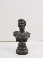statua mezzo BUSTO IMPERATORE ROMANO OTTAVIANO AUGUSTO ROMA in bronzo o metallo