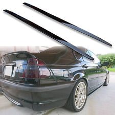 FYRALIP Gonne Laterali Nero Lucido Estensione Pannello Dondolo Labbro per BMW E46 Berlina