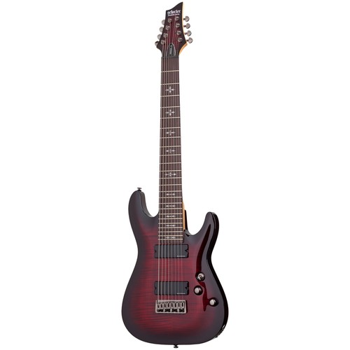 Schecter demon crimson red - crimson,