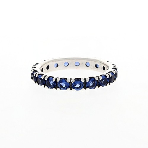 Anello eternità blu - eternità, fila